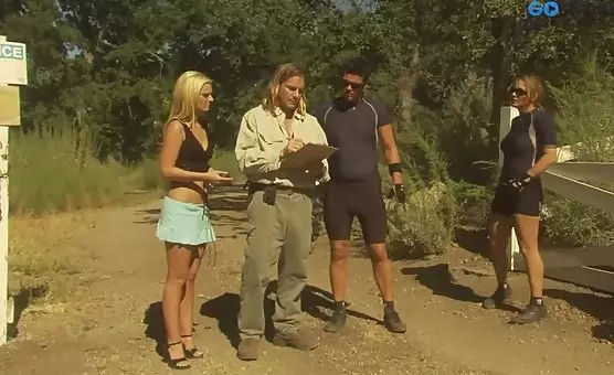 Outdoor Fucking Session with Cyclist Couple